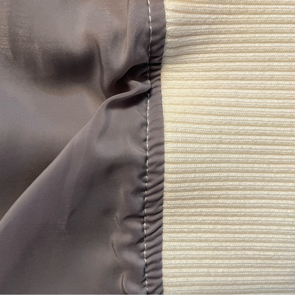 Calvin Klein cream leather and suede jacket. - Picture 13 of 14